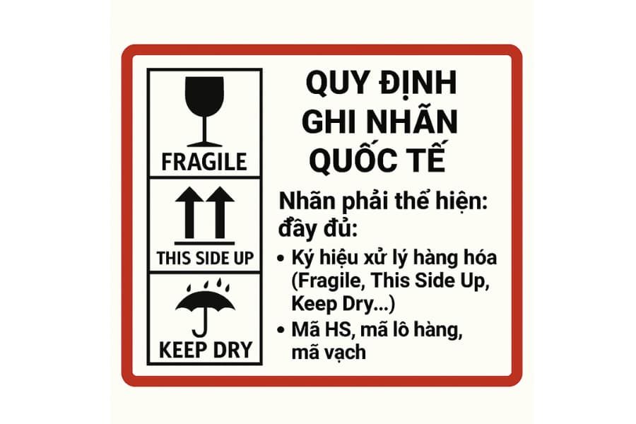Ảnh: Quy định ghi nhãn quốc tế